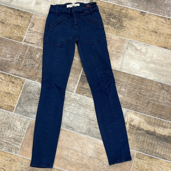 Marc by Marc Jacobs Partisian Blue Skinny Pants Size 24 - Picture 2 of 13